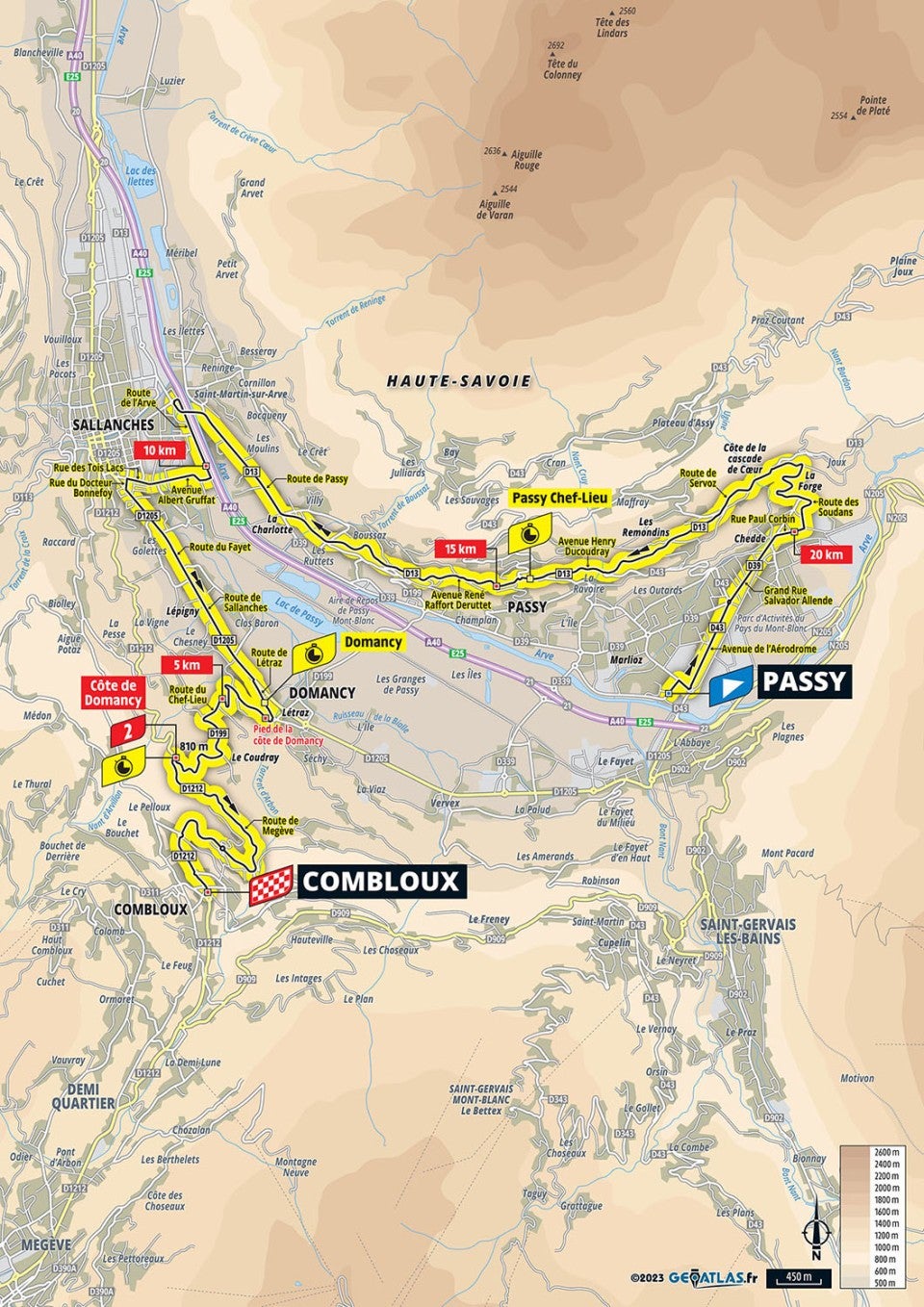 Tour de France 2023 stage 16 preview Route map and profile of 22km
